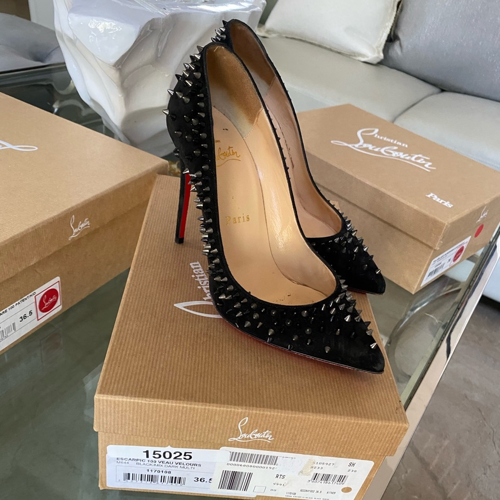 Christian Louboutin ESCARPIC 100 VEAU VELOURS.
